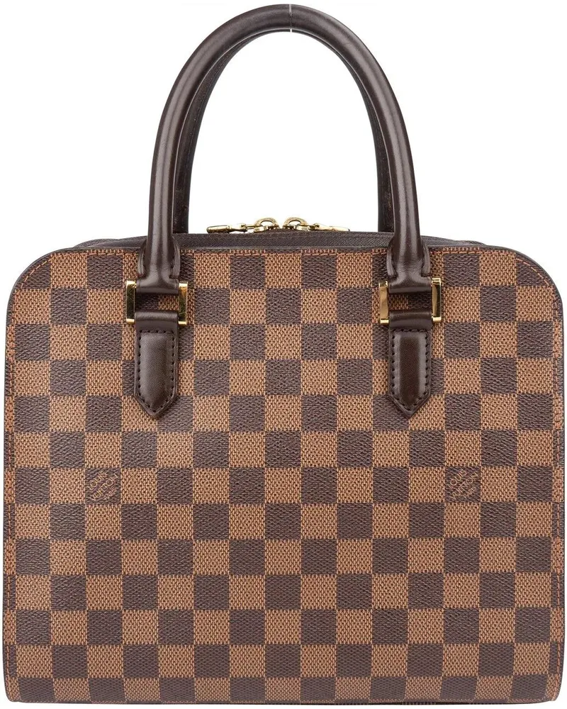 Louis Vuitton Crossbody Bags Louis Vuiton Damier Ebene Monogram Triana Handbag braun Braun