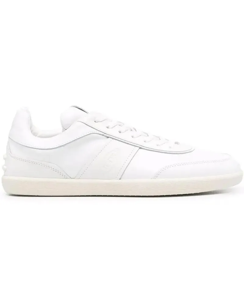 TOD'S Low-Top Sneaker Allacciata T Cassetta Sneakers weiß Weiß