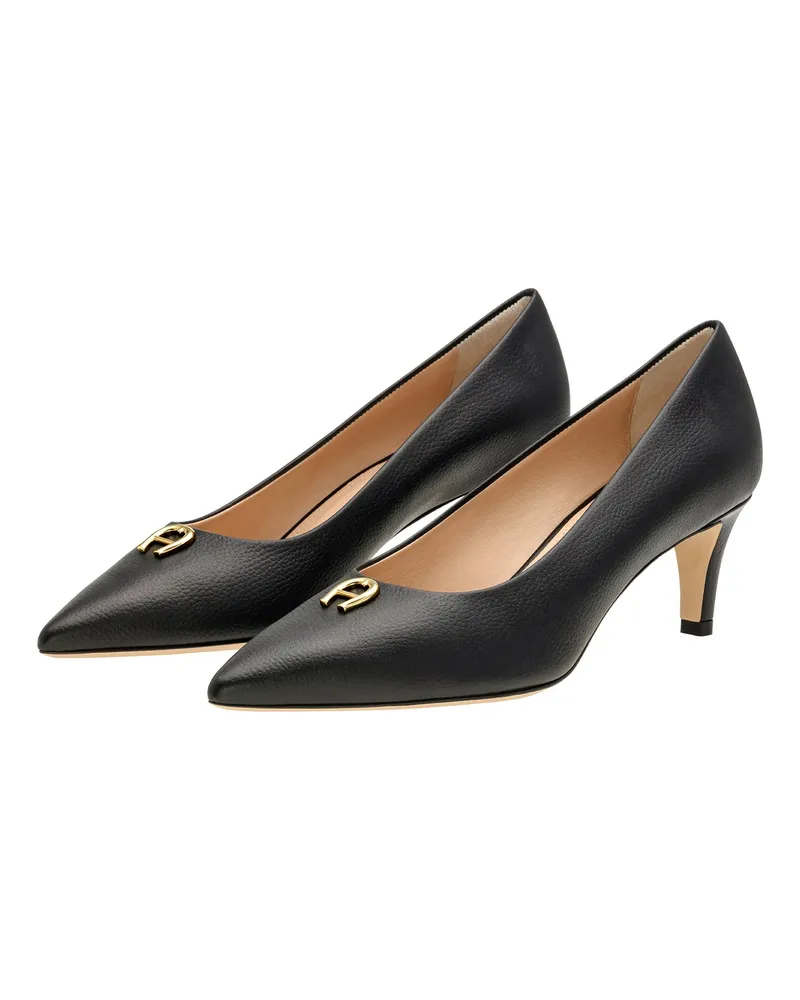Aigner Hohe Schuhe Pumps MADONNA 8C schwarz Schwarz