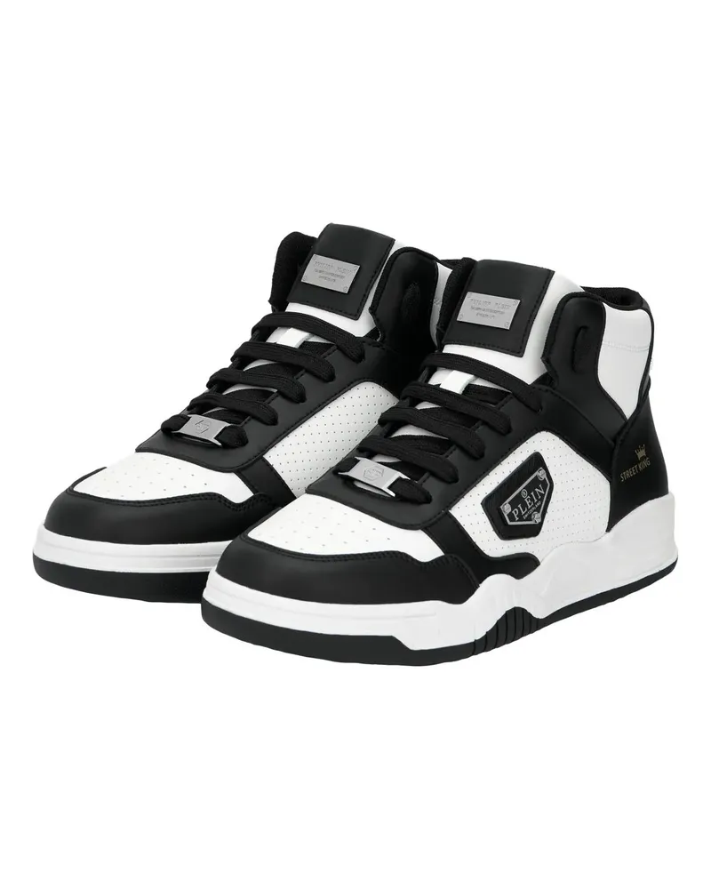 Philipp Plein Low-Top Sneaker Mid-Top Sneakers Street King weiß Weiß