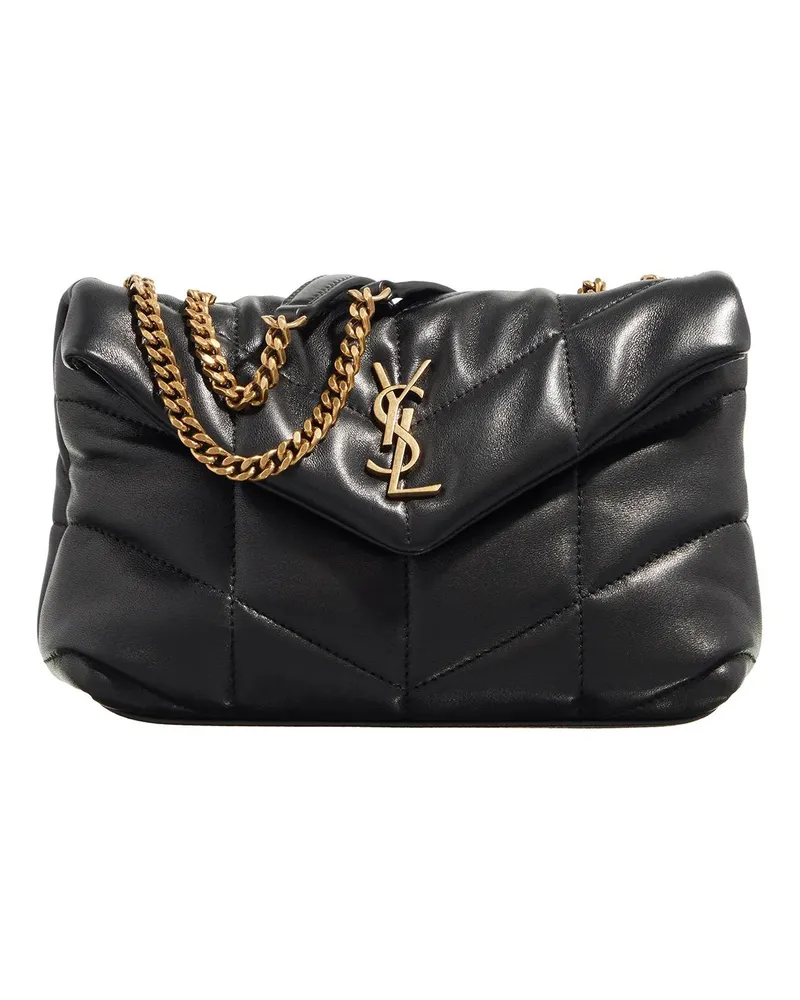 Saint Laurent Crossbody Bags Ysl Mini Bag Monogram schwarz Schwarz