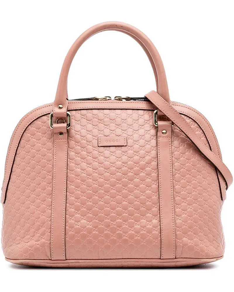 Gucci Hobo Bags Medium Microssima Dome Satchel rosa Gold