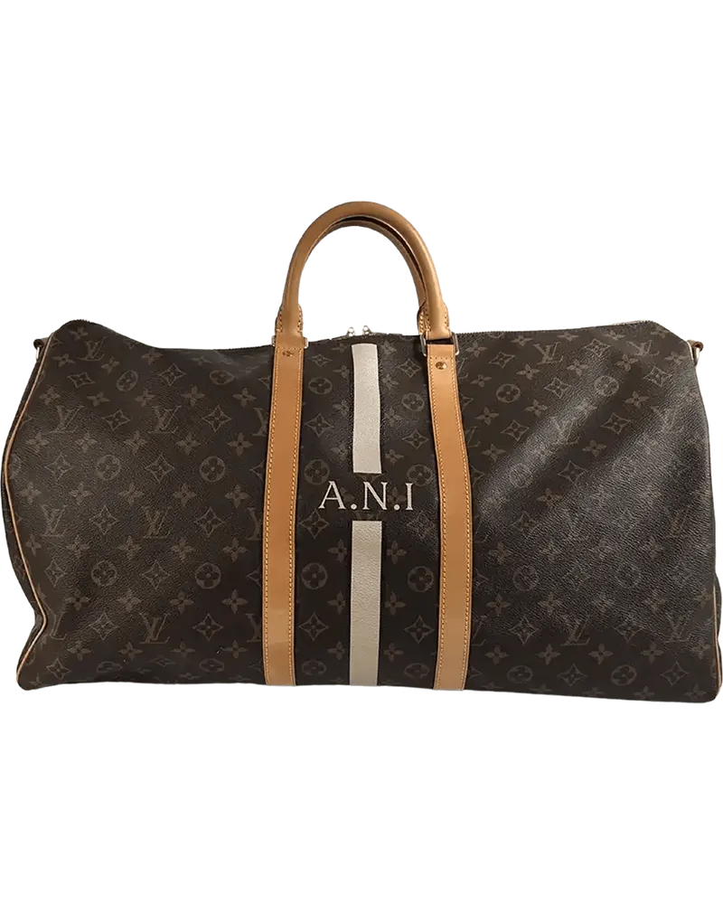 Louis Vuitton Weekender  Keepall 55 My Heritage Hot Stamping braun Braun