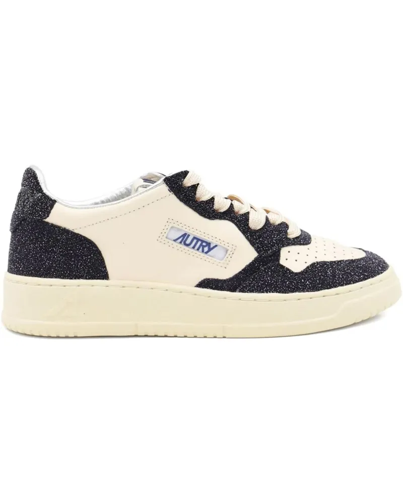 AUTRY Low-Top Sneaker Medalist Low - Sneakers With Two-Tone Glitter schwarz Schwarz