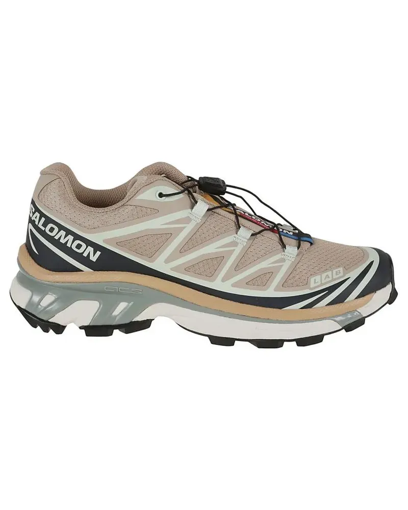 Salomon Low-Top Sneaker Breathable Mesh Xt-6 Sneakers beige Beige