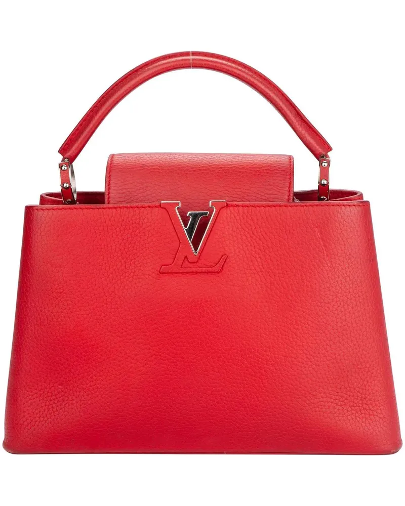 Louis Vuitton Crossbody Bags  Red Leather Capucines PM Handbag bunt Bunt