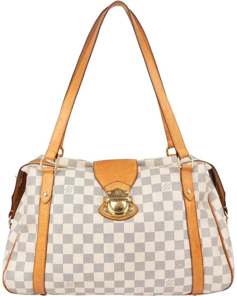 Louis Vuitton Crossbody Bags  Damier Azur Monogram Stresa PM Shoul weiß Weiß