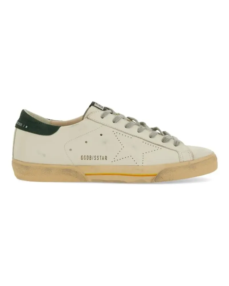 Golden Goose Low-Top Sneaker Superstar Distressed Leather Low-Top Sneakers weiß Weiß