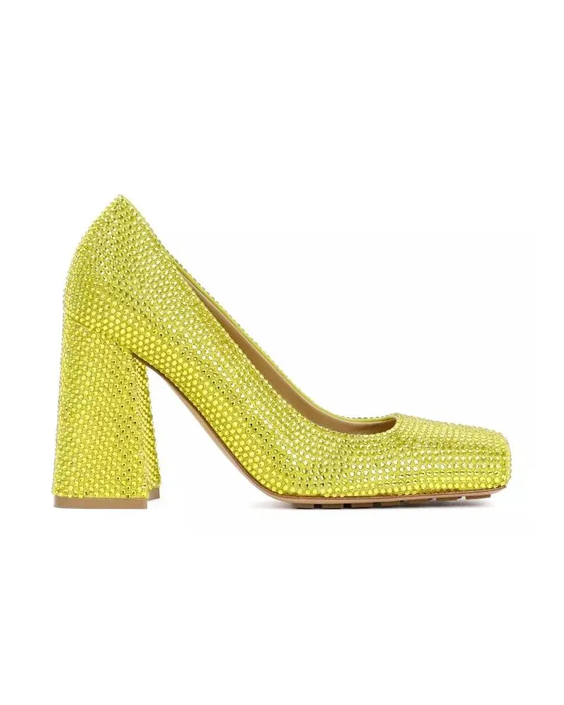 Bottega Veneta Hohe Schuhe Kiwi Green Tower Pumps grün Grün