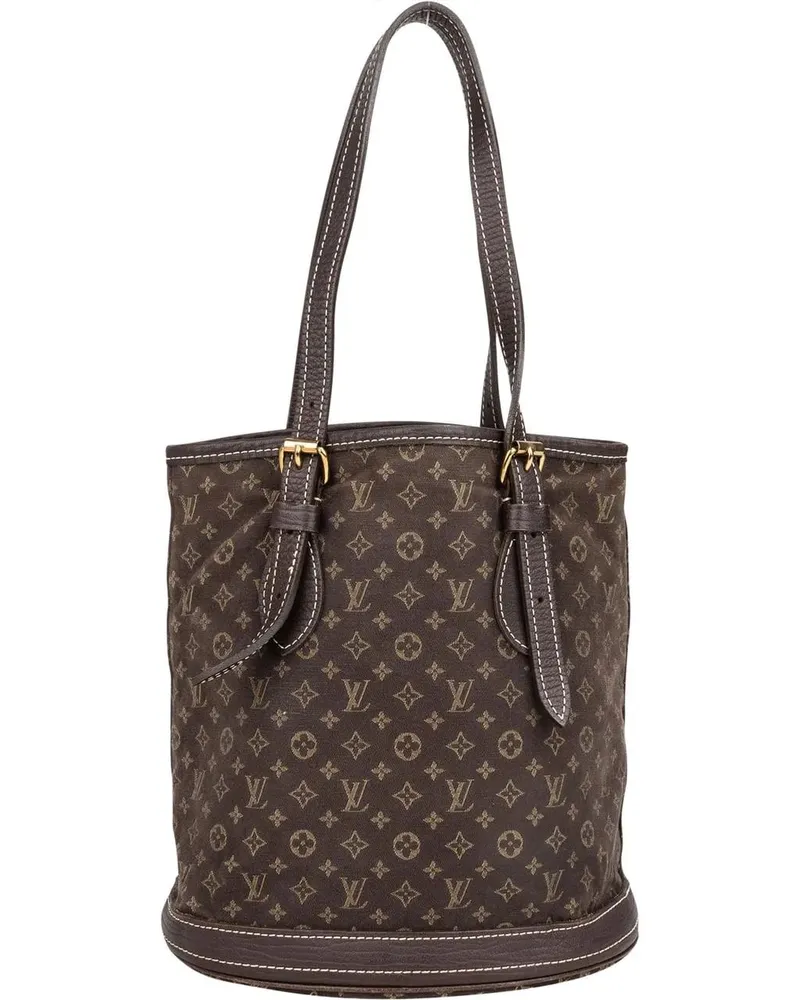 Louis Vuitton Crossbody Bags  Mini Lin Monogram Bucket Bag bunt Bunt