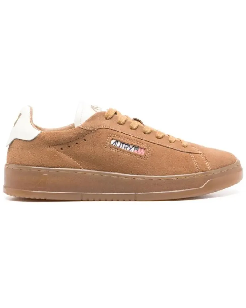 AUTRY Low-Top Sneaker Low-Top Brown Sneakers With Smooth Suede Finish braun Braun