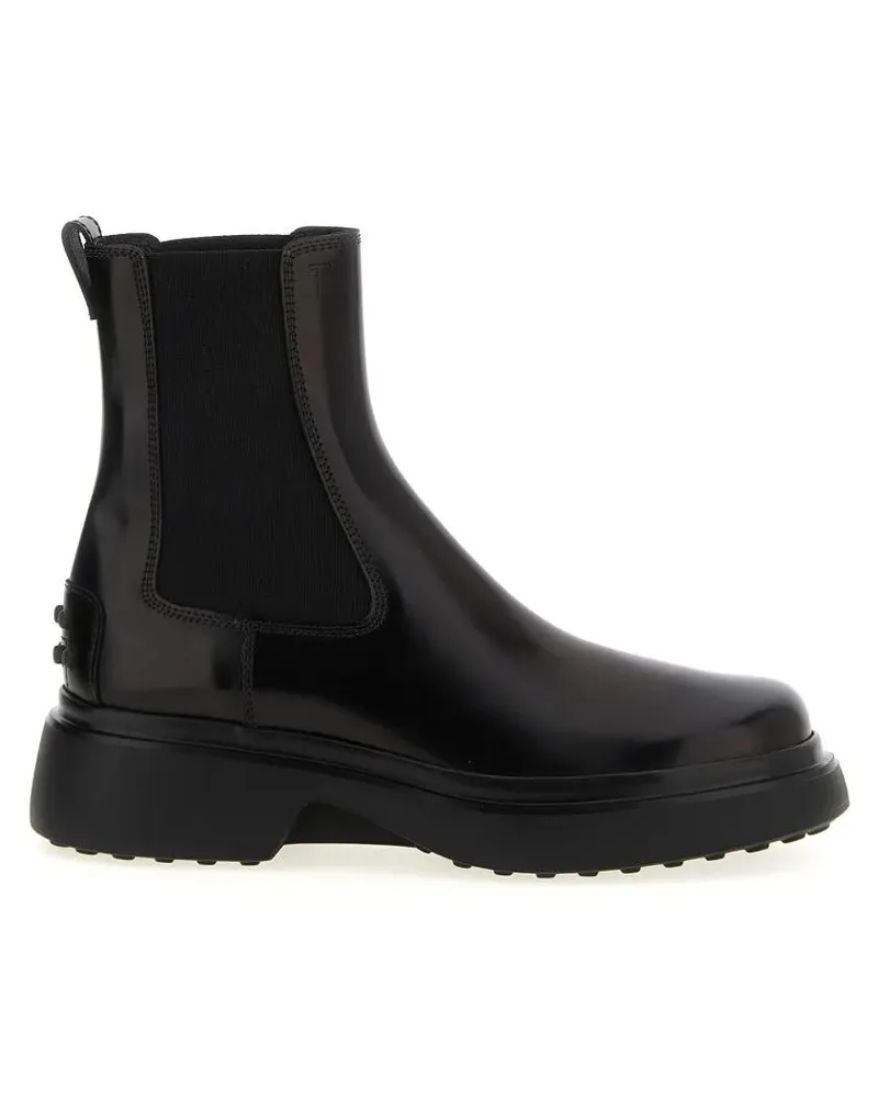 TOD'S Stiefel Chelsea Ankle Boots schwarz Schwarz