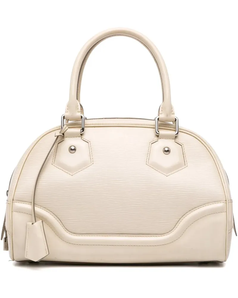Louis Vuitton Crossbody Bags Epi Bowling Montaigne PM weiß Weiß