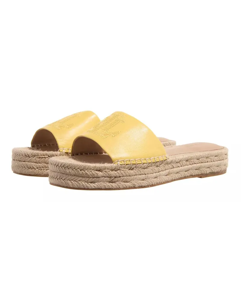 Ralph Lauren Sandalen Polly Logo Espadrilles Flat gelb Gelb