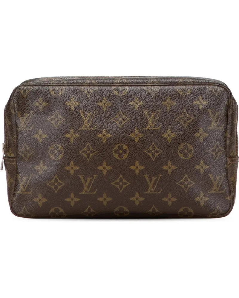 Louis Vuitton Clutches Monogram Trousse Toilette 28 braun Braun