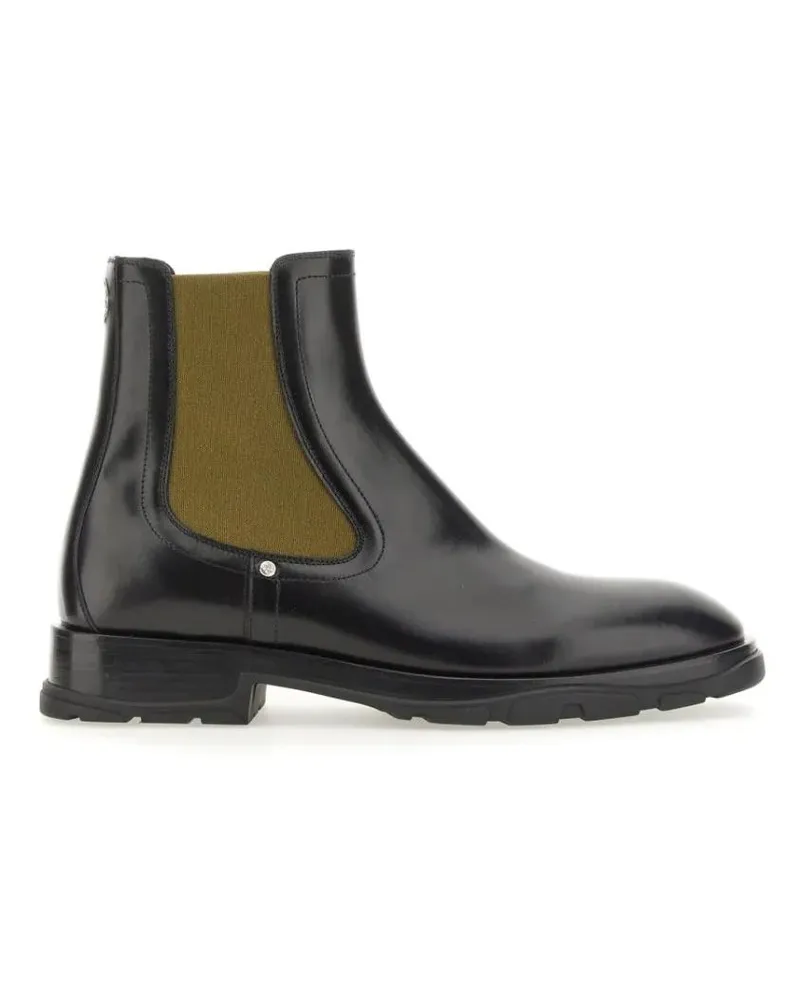 Alexander McQueen Stiefel Beatle Boot schwarz Schwarz