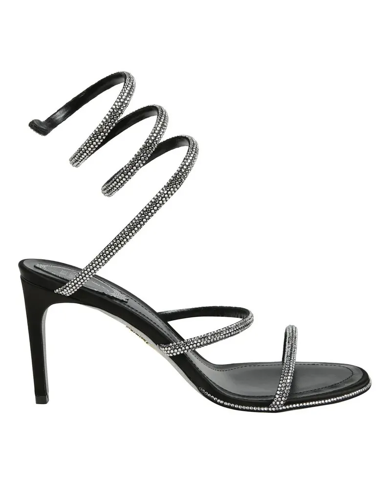 René Caovilla Sandalen Cleo Anthracite Crystal Sandals 105 grau Grau
