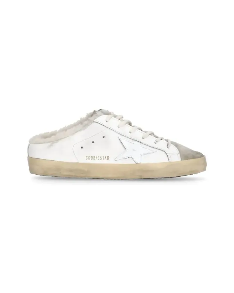 Golden Goose Low-Top Sneaker Super Star Sabot Sneakers weiß Weiß