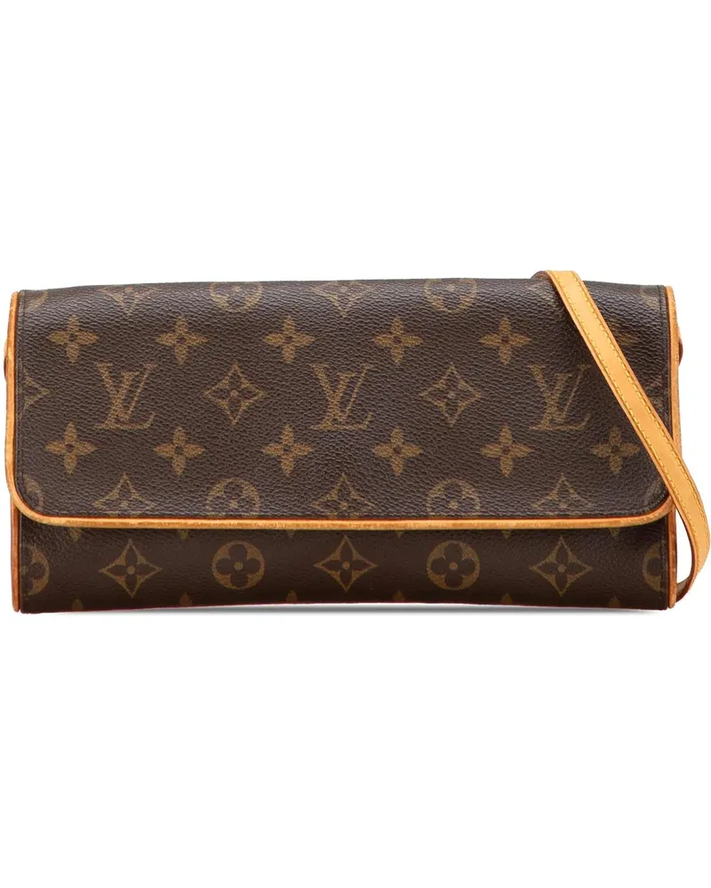 Louis Vuitton Hobo Bags Monogram Pochette Twin GM braun Braun