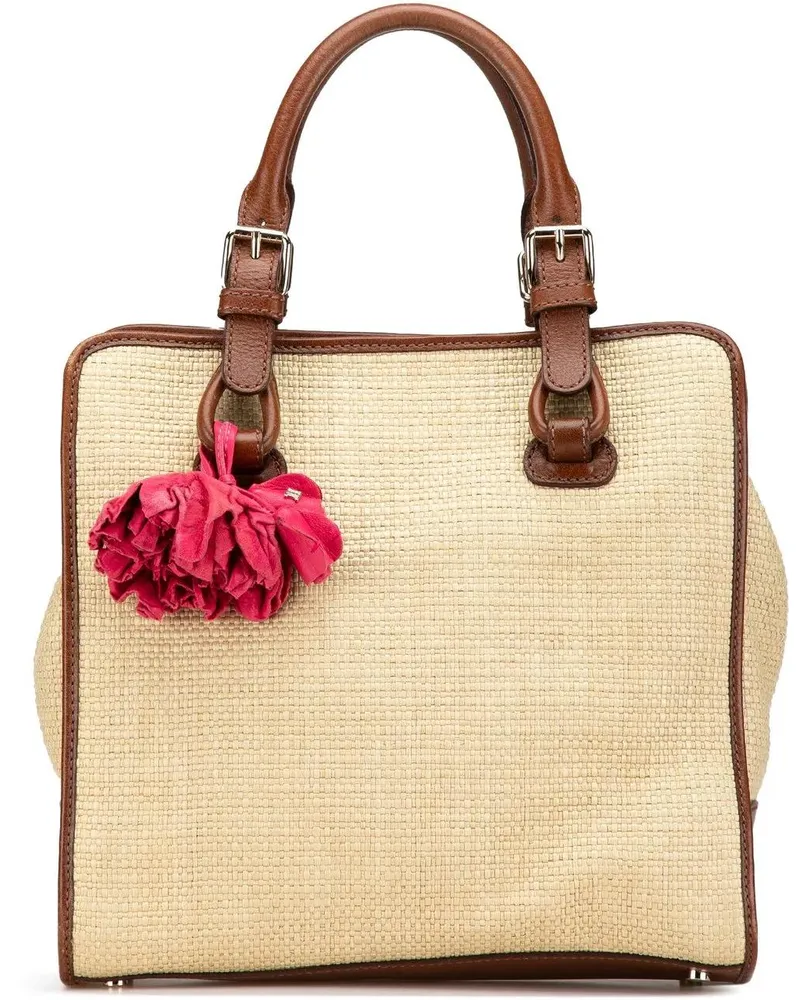 Celine Crossbody Bags Straw Handbag braun Braun