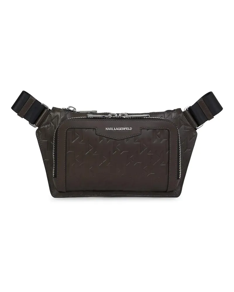 Karl Lagerfeld Crossbody Bags K/LOOM GÜRTELTASCHE AUS LEDER braun Braun