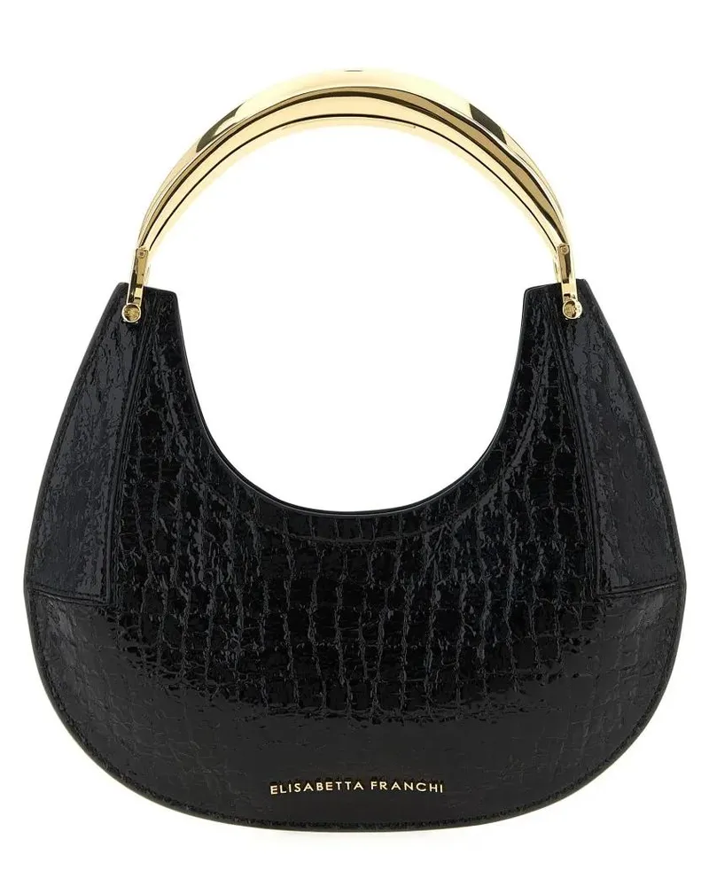 Elisabetta Franchi Hobo Bags 'Hobo' Small Shoulder Bag schwarz Schwarz