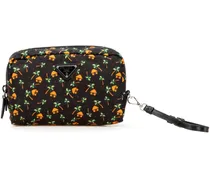 Kosmetiktaschen Small Tessuto Saint Palm Cosmetic Pouch schwarz