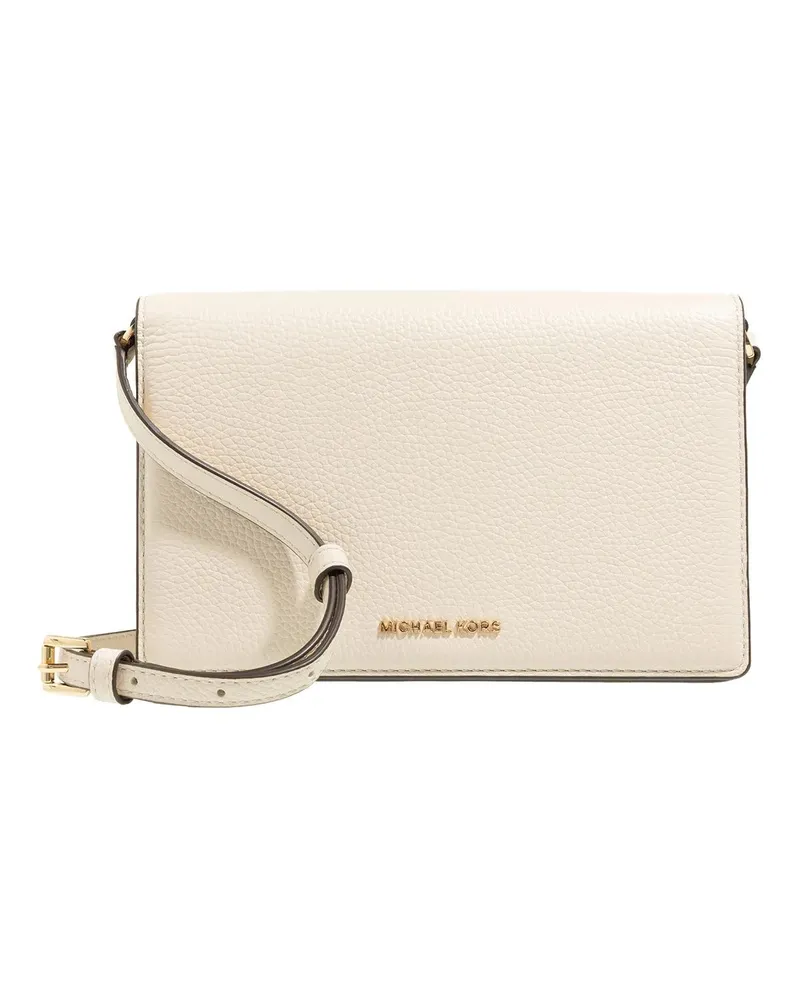 Michael Kors Crossbody Bags Jet Set Md Flap Xbody creme Creme