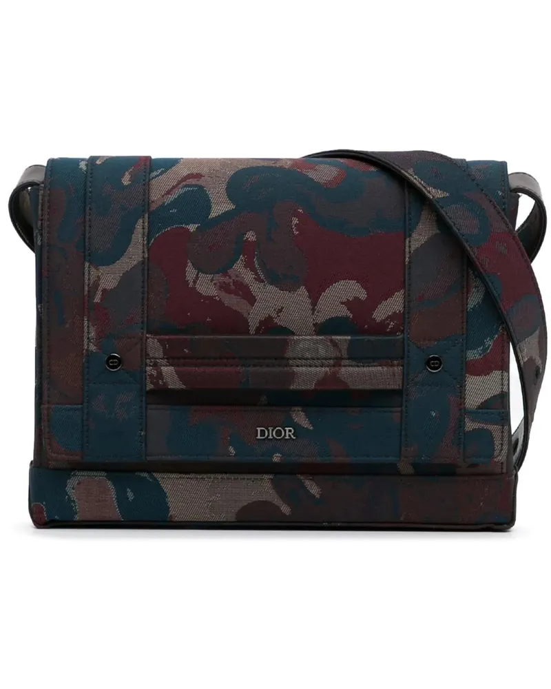Dior Hobo Bags 2021 x Peter Doig Messenger Bag braun Braun