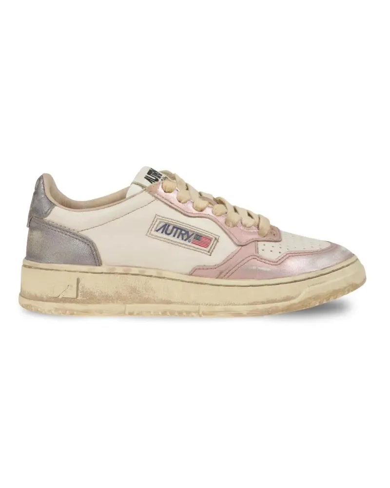 AUTRY Low-Top Sneaker Medalist Low Super Pink Leather Sneakers beige Beige
