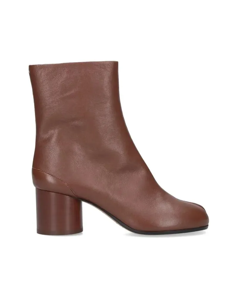 Maison Margiela Stiefel "Tabi" Ankle Boots Brown braun Braun