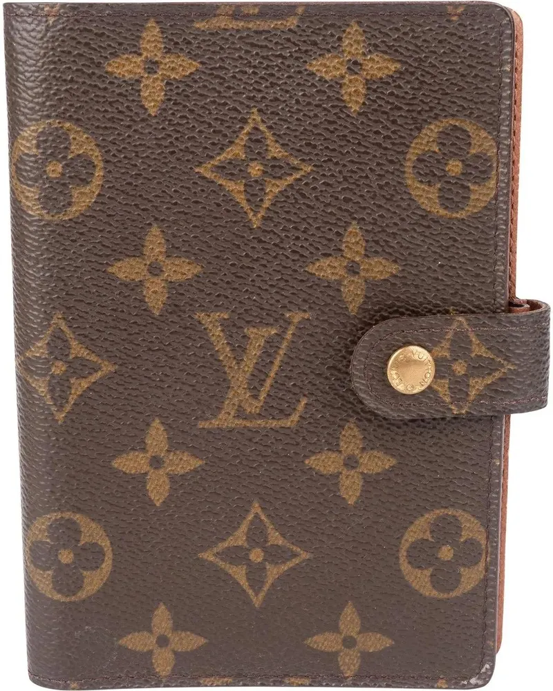 Louis Vuitton Portemonnaie  Canvas Monogram Agenda PM braun Braun
