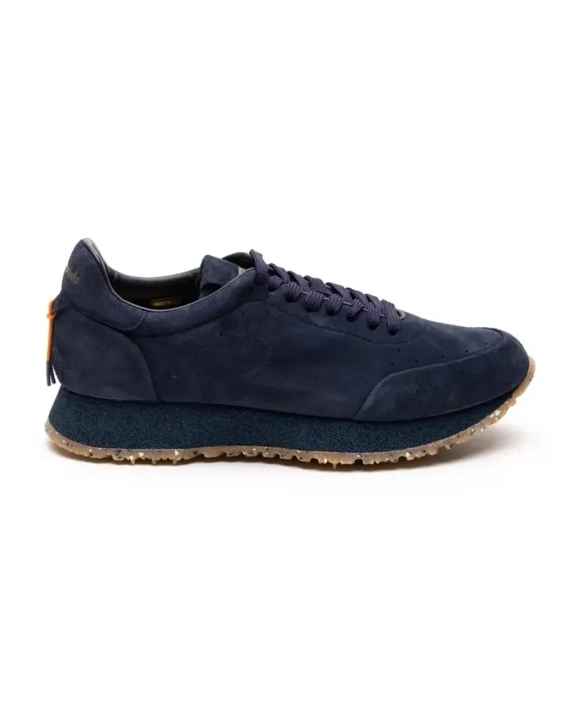 Barracuda Low-Top Sneaker Blue Suede Sneakers blau Blau