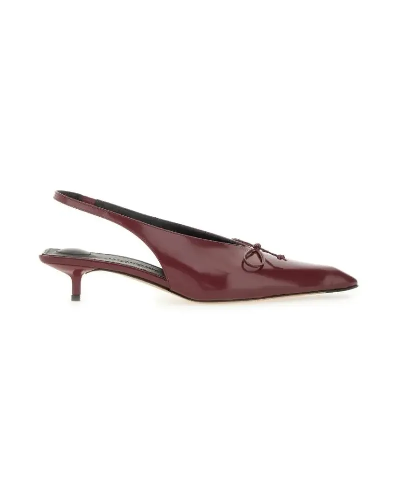 Jacquemus Hohe Schuhe The Cubisto Slingbacks rot Rot
