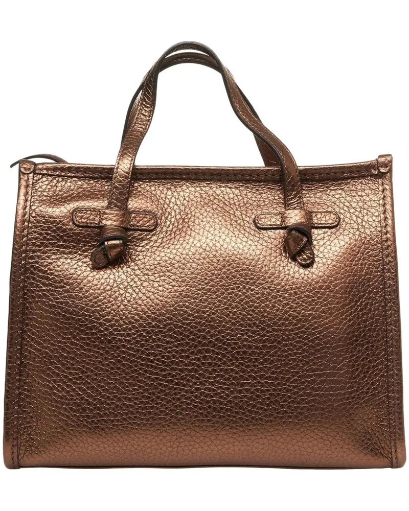 Gianni Chiarini Crossbody Bags Grained leather hand bag braun Braun
