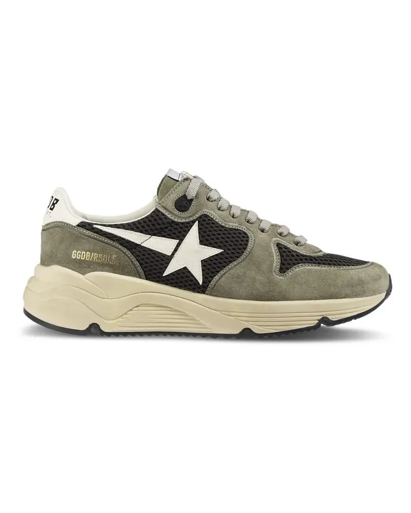 Golden Goose Low-Top Sneaker Sporty Sneakers With Suede Toe And Leather Accents grün Grün