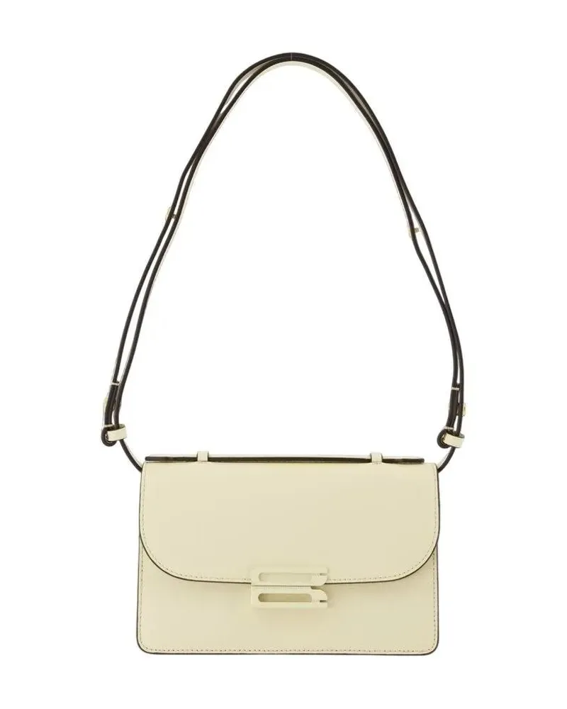 Victoria Beckham Hobo Bags Tonal Mini Dorian Crossbody - Leather - White beige Beige