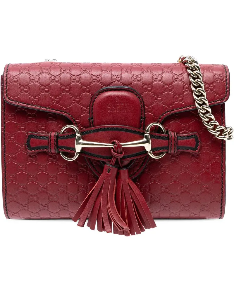 Gucci Hobo Bags Mini Microssima Emily Crossbody rot Rot
