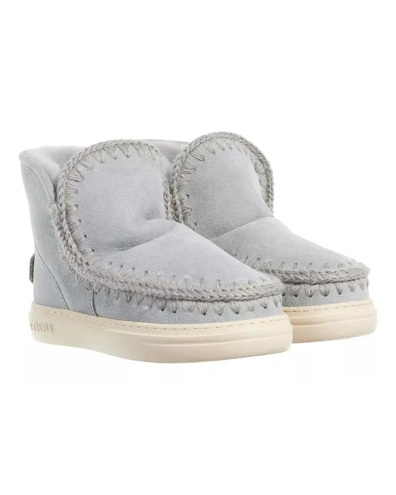 Mou Stiefel & Boots Eskimo Sneak Bold Glitter Logo blau Blau