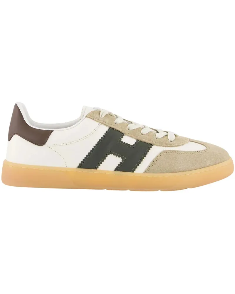 Hogan Low-Top Sneaker Heren Cool Sneaker Wit/Beige weiß Weiß