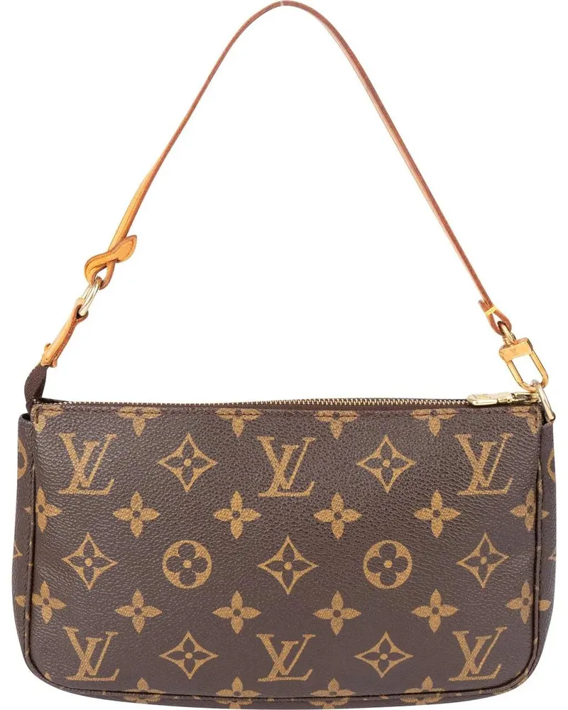 Louis Vuitton Crossbody Bags  Canvas Monogram Pochette Accessoire braun Braun