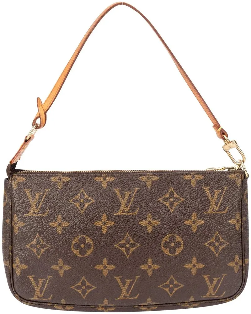 Louis Vuitton Crossbody Bags  Canvas Monogram Pochette Accessoire braun Braun