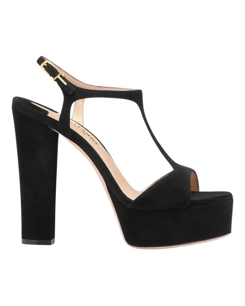 Tom Ford Sandalen T-Strap Black Sandals schwarz Schwarz