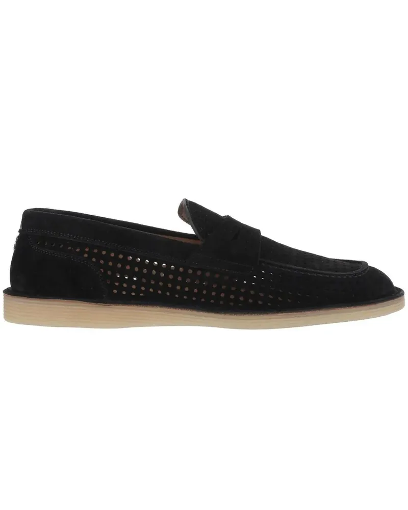 Dolce & Gabbana Loafer Perforated Leather Loafers schwarz Schwarz