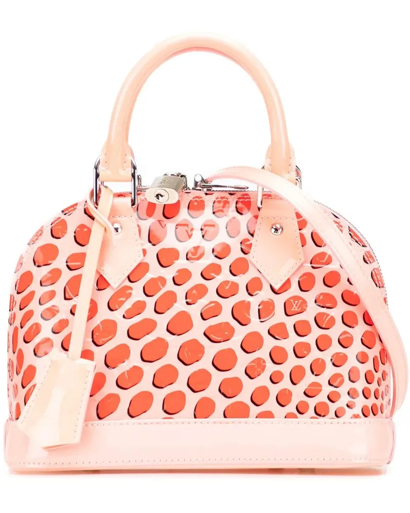 Louis Vuitton Hobo Bags Monogram Vernis Jungle Dots Alma BB rosa Gold