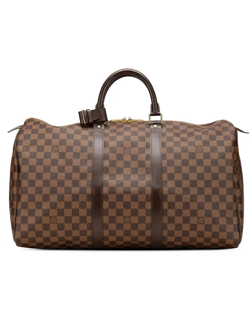 Louis Vuitton Weekender 2011 Damier Ebene Keepall 50 braun Braun