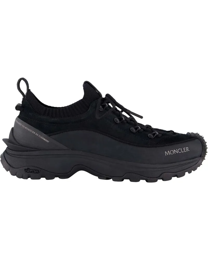 Moncler Low-Top Sneaker Heren Trailgrip Lite3 Sneaker Zwart weiß Weiß