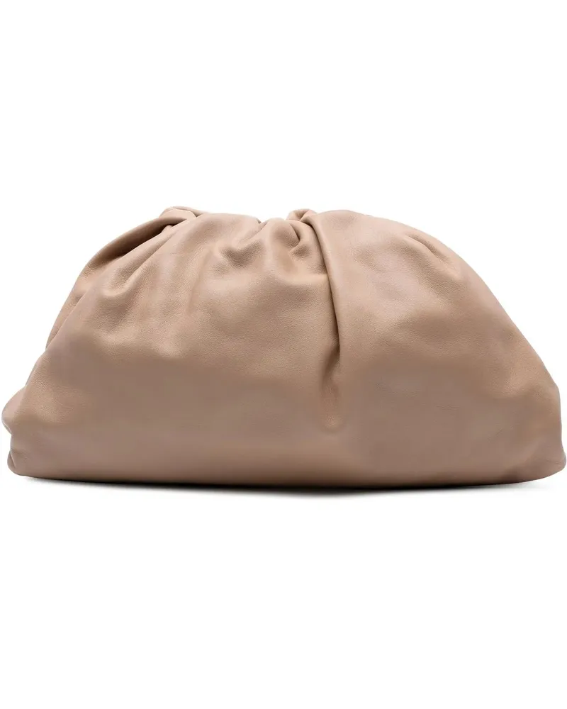 Bottega Veneta Clutches Lambskin The Pouch braun Braun