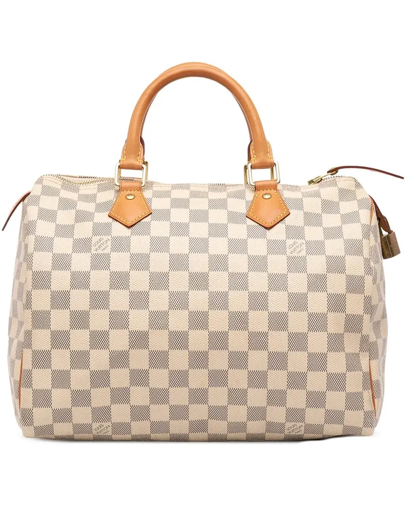 Louis Vuitton Crossbody Bags Damier Azur Speedy 30 weiß Weiß