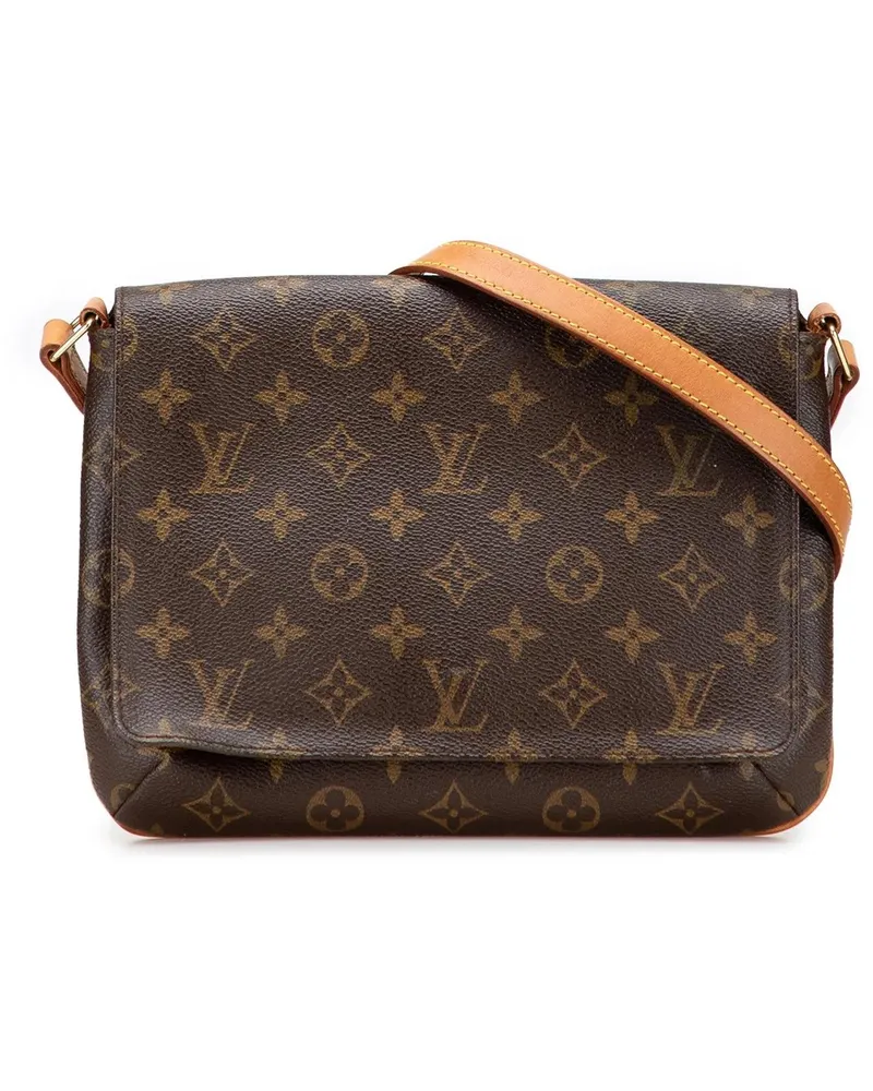 Louis Vuitton Hobo Bags Monogram Musette Tango Long Strap braun Braun